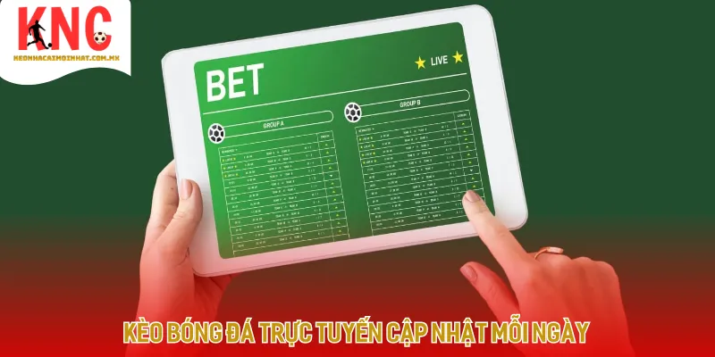 Hệ thống bảng điện tử hiển thị kèo bóng đá trực tuyến