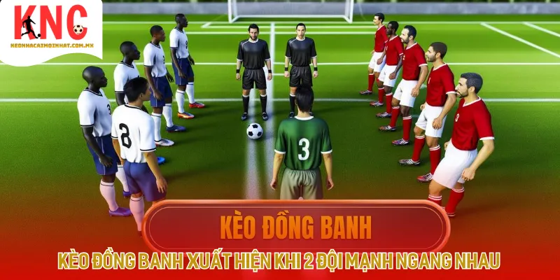 Kèo đồng banh thường gặp trong một trận cầu cân sức