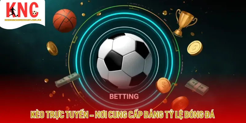 Giao diện bảng kèo trực tuyến cập nhật Real-time cho các giải đấu hàng đầu